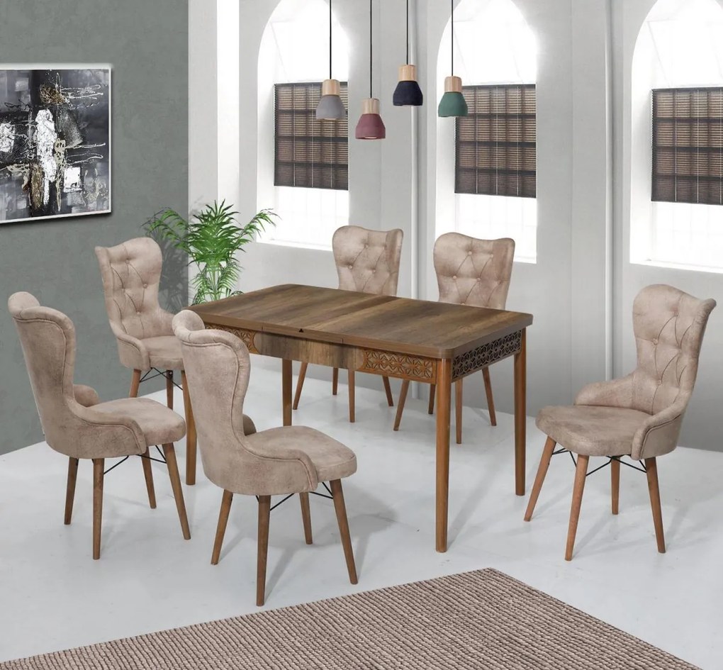 Masa extensibila Dining Homs Nuc 170 x 80 cm