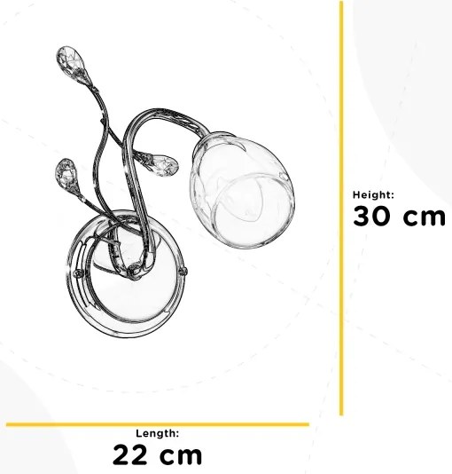 Aplică ONLI SHARON 1xE14/6W/230V