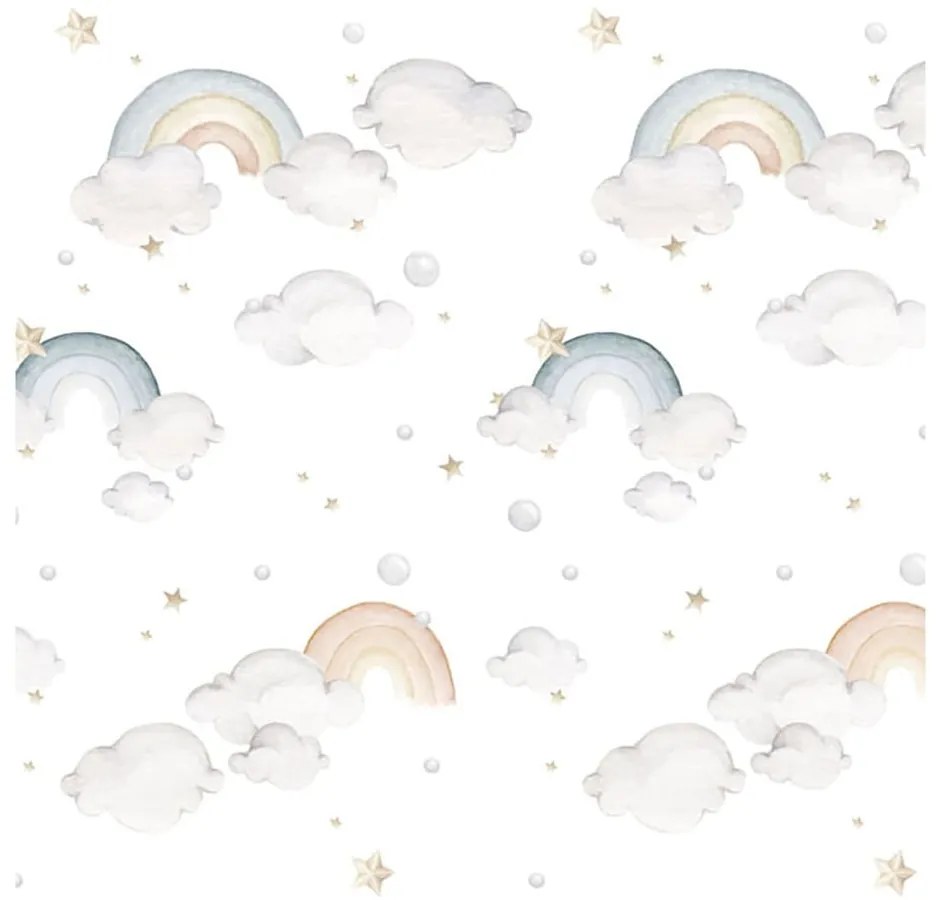 Tapet pentru copii din material nețesut 50 cm x 280 cm Rainbow – Dekornik