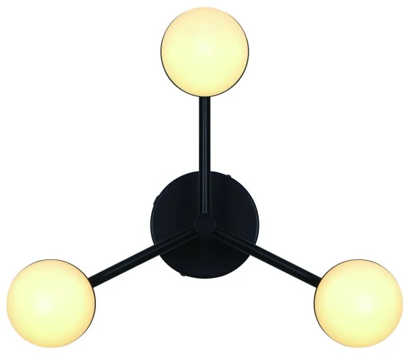 Lustra Design Minimalist Stil Nordic Contina 3L negru