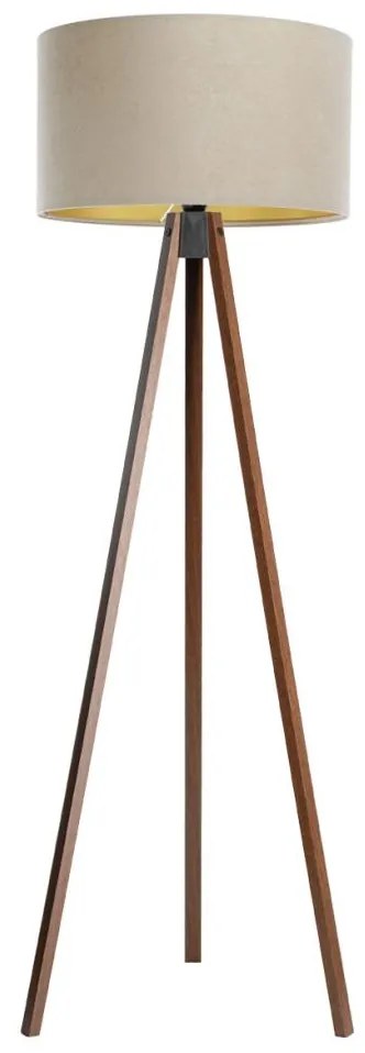 Lampă de podea STANDART 1xE27/60W/230V bej/wenge