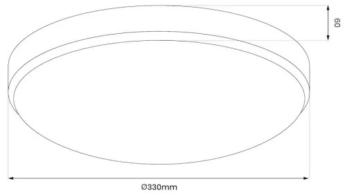 Plafonieră LED pentru baie MAYA LED/15W/230V IP44 aurie