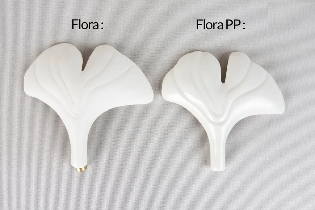 Lustra Suspendata, Metal Auriu, Petale Flori Albe, FLORA 80 PP