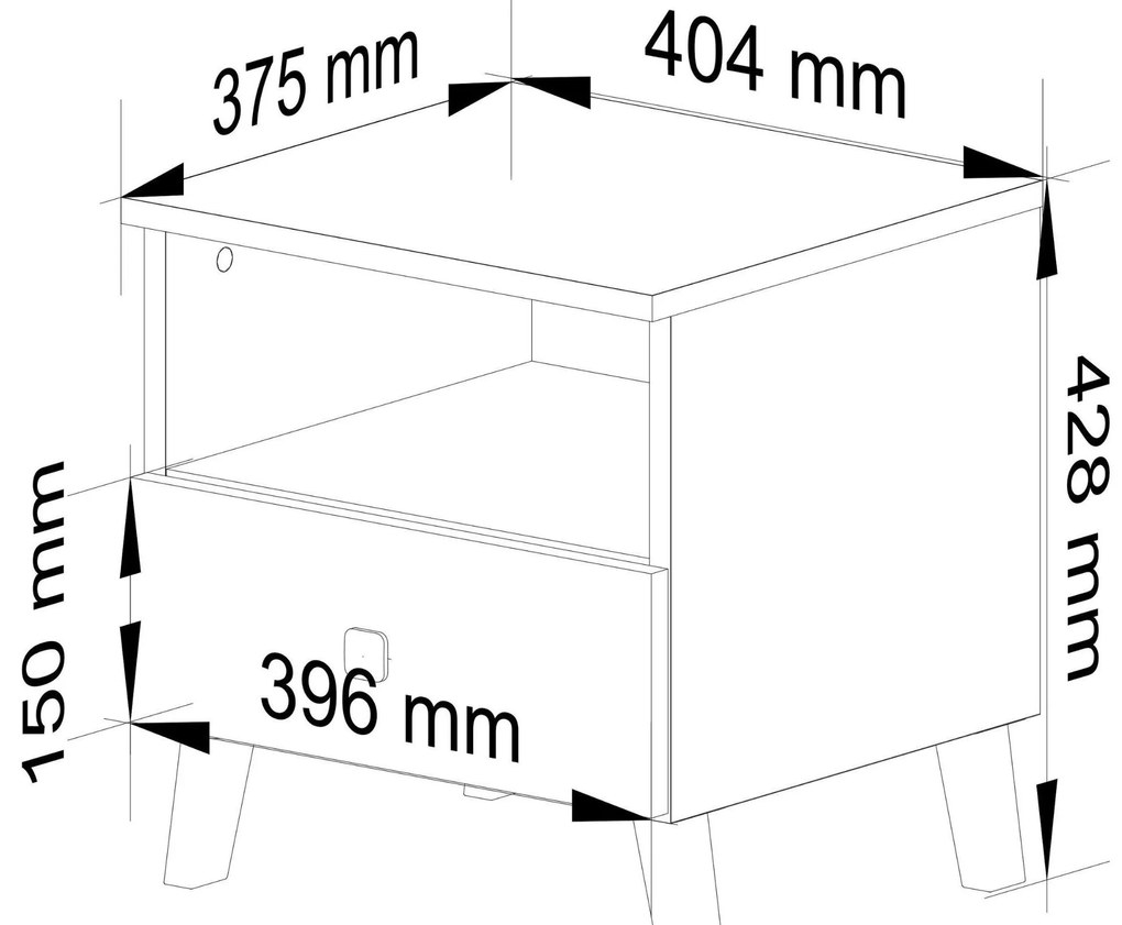 Noptieră Mobian 1 (Cașmir). 1107563