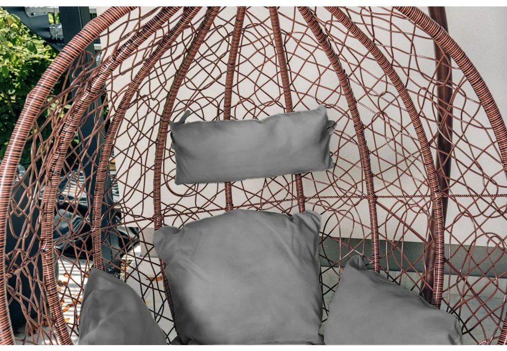 Scaun suspendat maro KOKON cu suport