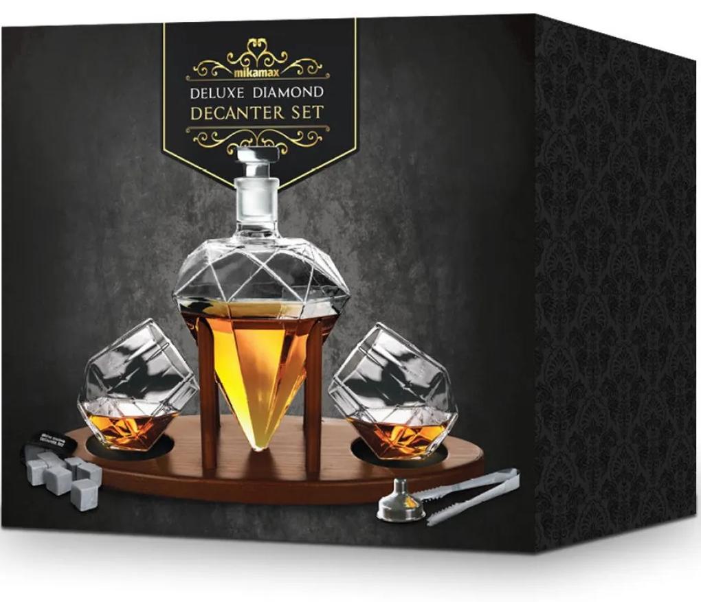 Set decantor whisky diamant Deluxe