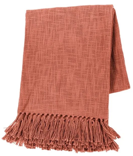Pătură din bumbac 130x160 cm Slub – Tiseco Home Studio