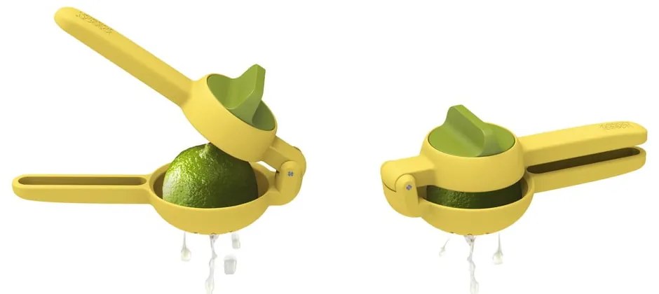 Storcător fructe manual Joseph Joseph JuiceMax, galben-verde