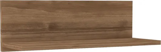 Etajera de perete Fanera din melamina, finisaj nuc, 60x21.6x19.6 cm