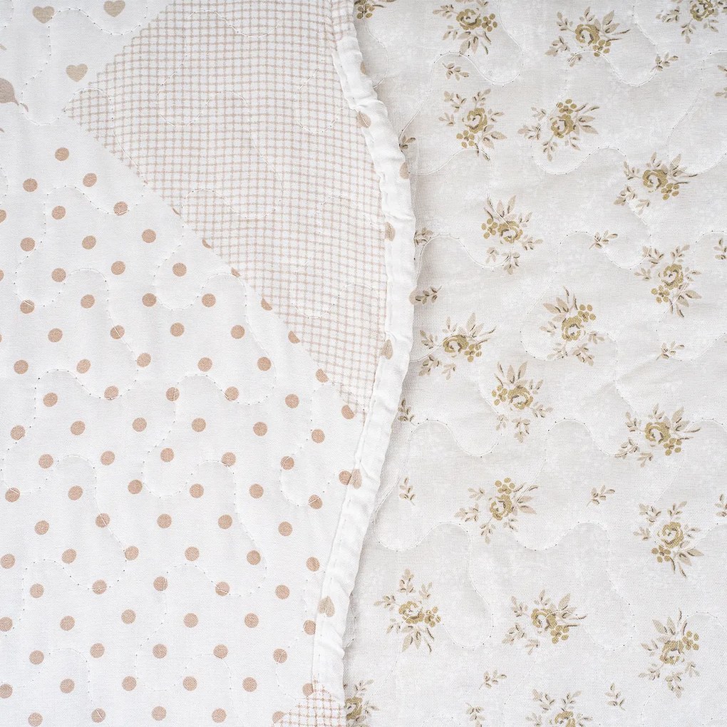 Cuvertură de pat 4Home Beige Patchwork, 220 x240 cm