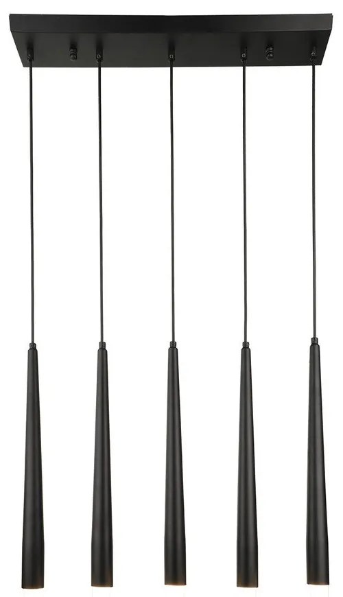 Lustră neagră Agusta – Squid Lighting