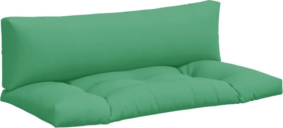 vidaXL Perne de paleți, 2 buc, verde, material textil