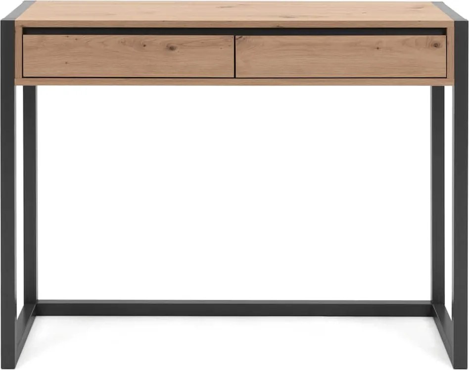 Finori Masă consolă Denver 44, stejar artisan și gri antracit