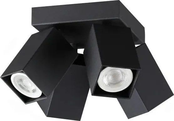 Ideal Lux - Spot LED DYNAMITE, 4x GU10/7W/230V, CRI 90, negru