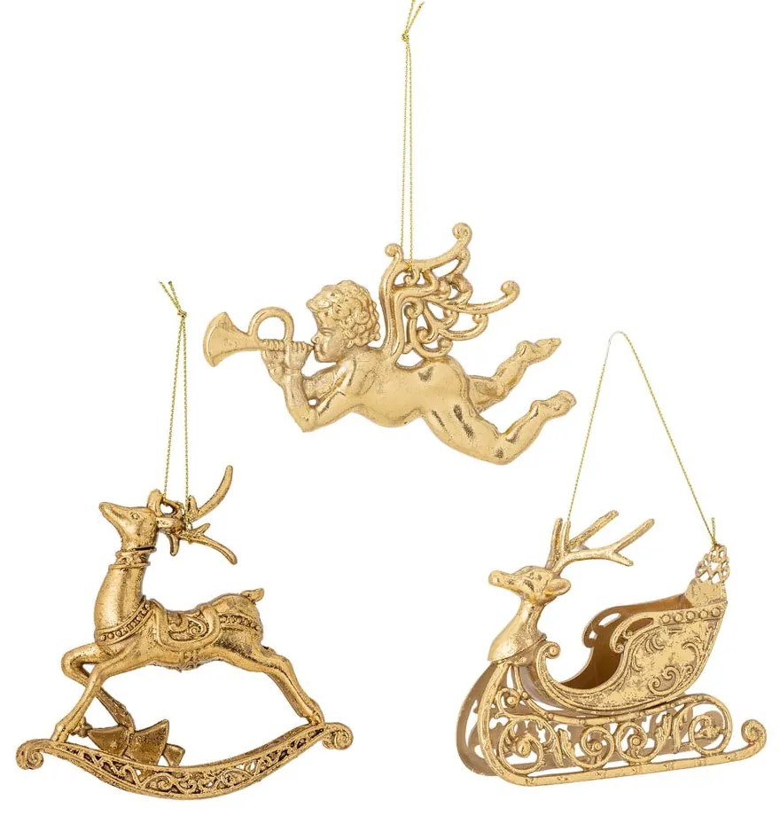 Ornamente de Crăciun 3 buc. 10 cm Anisa – Bloomingville