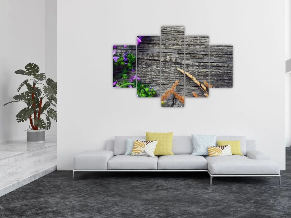 Tablou - flori de câmp (150x105 cm)