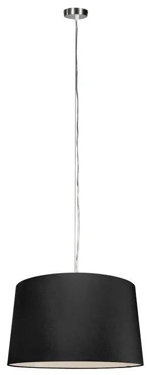 Lampă modernă suspendată din oțel cu abajur 45 cm negru - Cappo 1