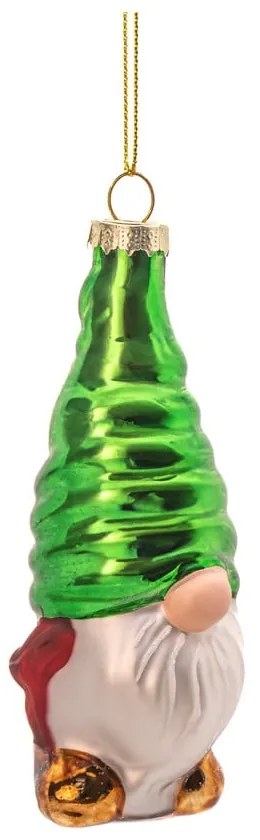 Ornamente de Crăciun lucrate manual 2 buc. din sticlă ø 4 cm Gonk – Sass &amp; Belle