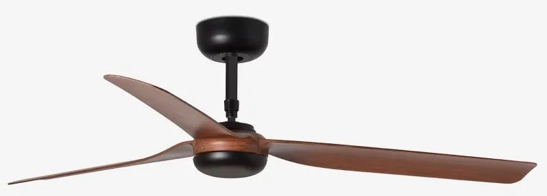Ventilator de tavan cu telecomanda PUNT M negru/nuc