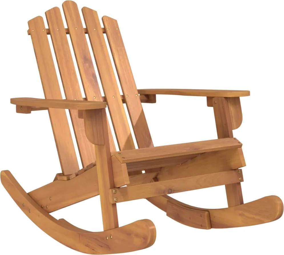 vidaXL Scaun balansoar Adirondack, lemn masiv de acacia