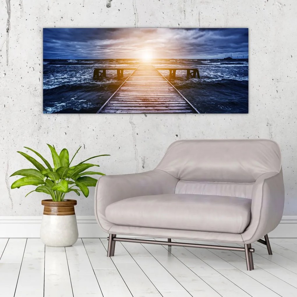 Tablou cu mol însorit (120x50 cm)