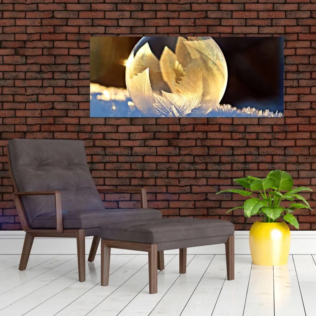 Tablou cu bulină înghețată (120x50 cm)