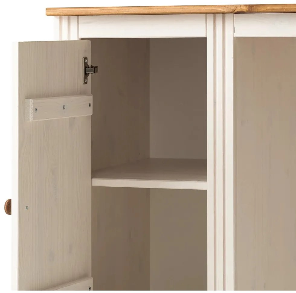 Birou cu blat din lemn de pin 50x140 cm Anita – Støraa