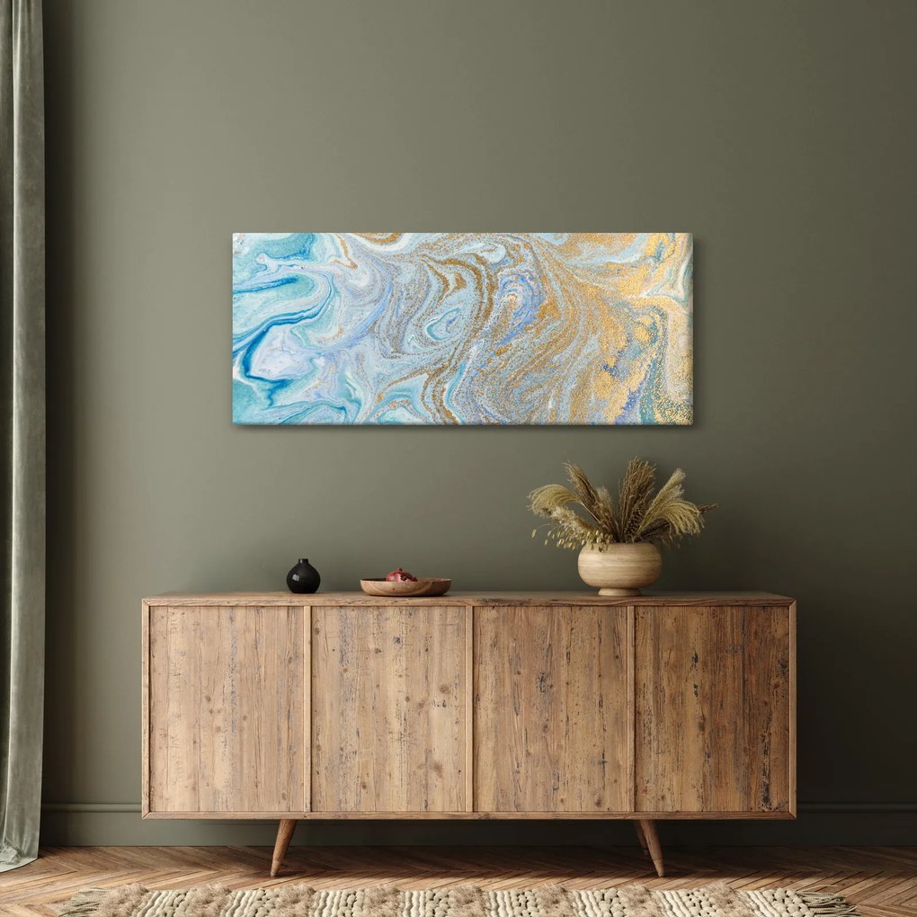 Tablou - Marmură albastră (120x50 cm)