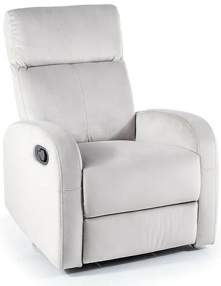 Fotoliu Olimp velvet gri deschis Blu03