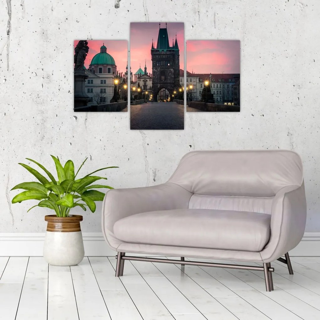 Tablou - Pe podul lui Carol,Praga (90x60 cm)