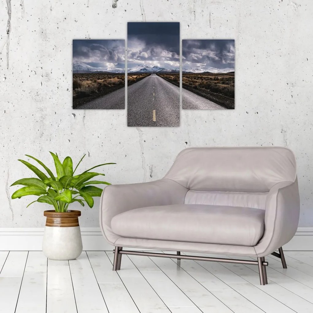Tablou drumului în deșert (90x60 cm)