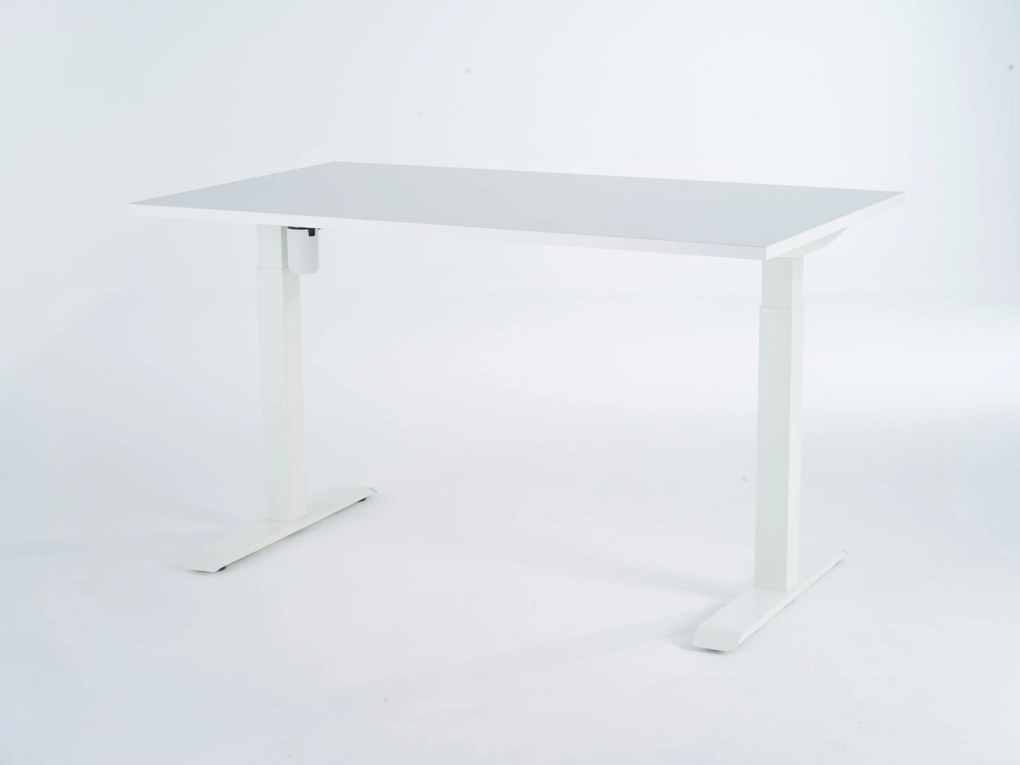 Viva New Generation 2.0, Birou reglabil electric, un singur motor - Standard - 1200x650x18 - Alb - Alb