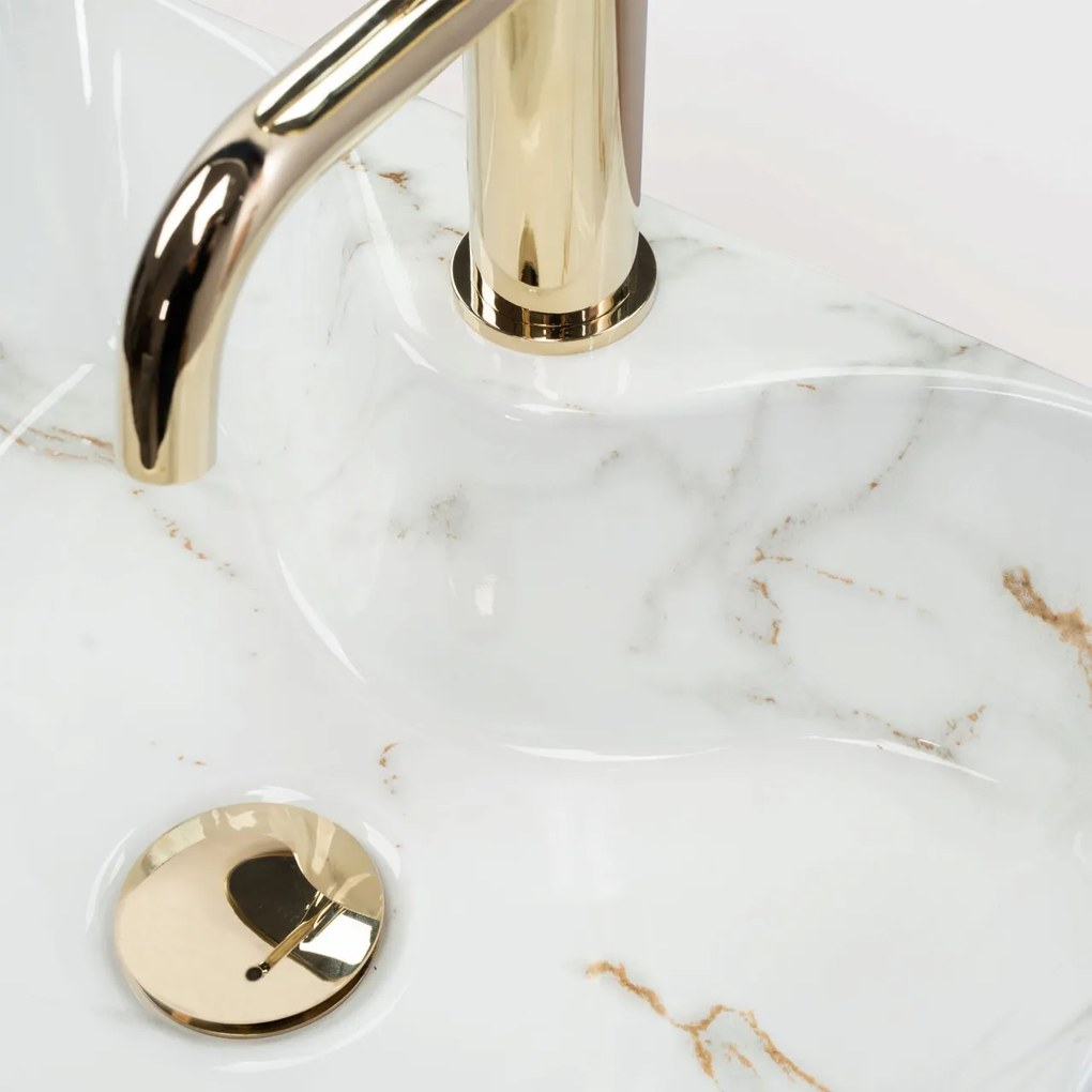 Lavoar pentru blat REA Kelly Mini Aiax Shiny
