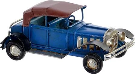 Macheta Vintage Car din metal albastru 5 cm
