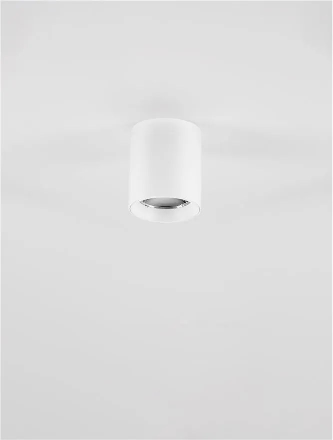 Spot aplicat LED design tehnic IRIS alb