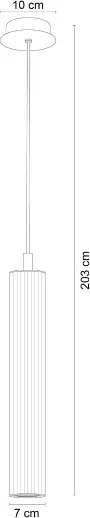 Zuma Line 1220 - Lustră suspendată pe cablu ARIA, 1xE14/7W/230V, aurie