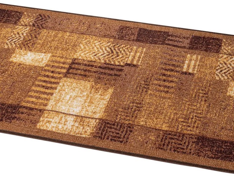 Covor runner Patchwork maro 67 x 250 cm