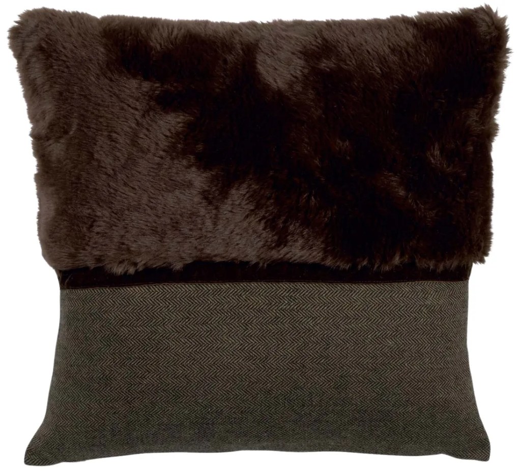 Husa de perna decorativa ANGELA 45x45 cm, maro