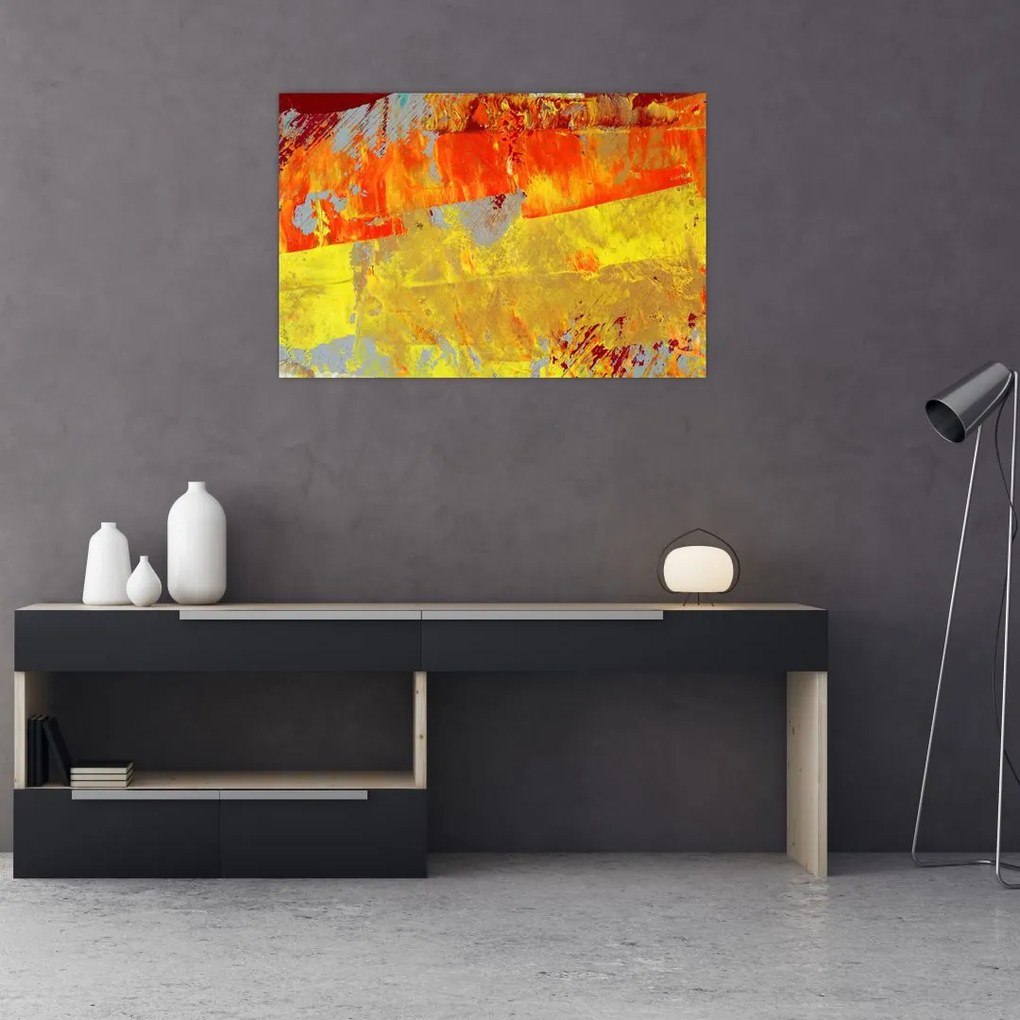 Tablou cu abstracție - pictura (90x60 cm)
