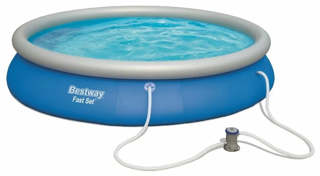 Piscină gonflabilă Bestway Fast Set,diam. 457 cm, înălț. 84 cm