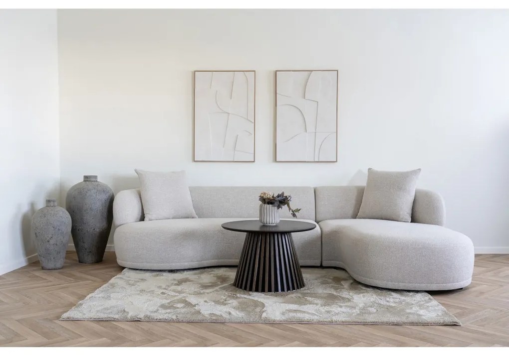 Canapea Kingston cu 2 perne, orientată spre dreapta, naturală, HN1295