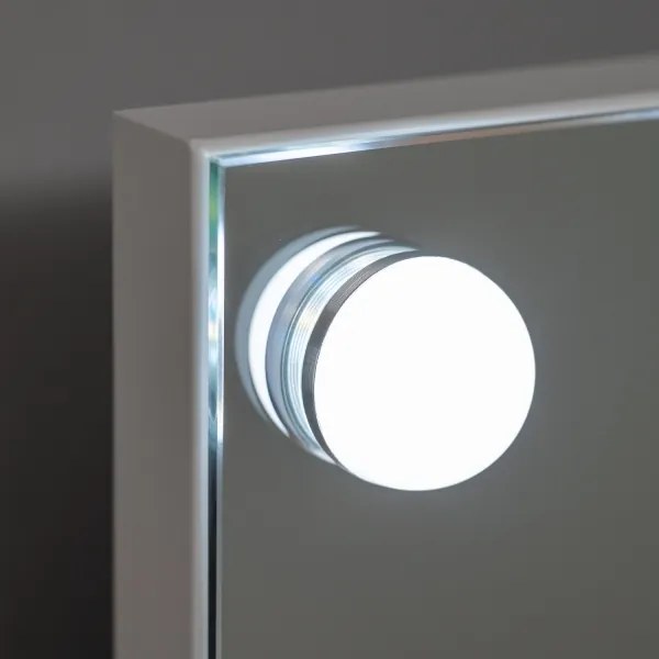 Brilagi - Oglindă de machiaj LED reglabilă HOLLYWOOD LED/15W/230V 60x50 cm albă