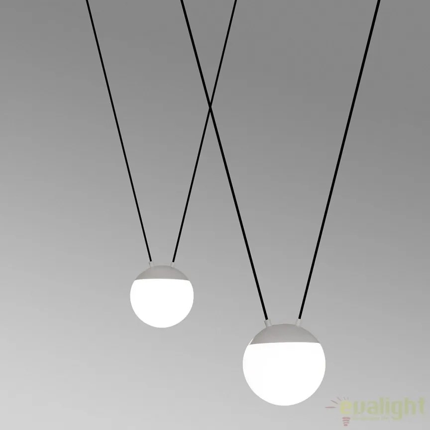 Lustra cu 2 pendule design modern MINE SPACE White 28375-2L