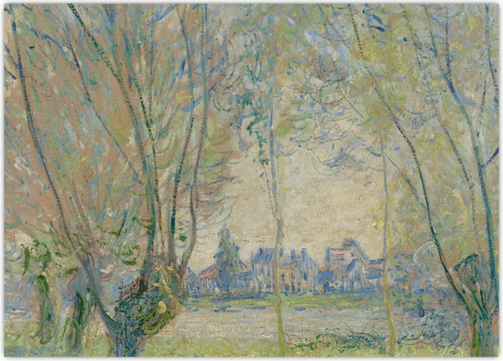 Tablou - Claude Monet, Woman Seated under the Willows, reproducere (70x50 cm)