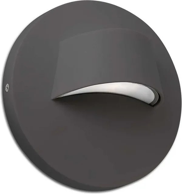 Aplica LED iluminat exterior design minimalist BROW gri inchis 70409