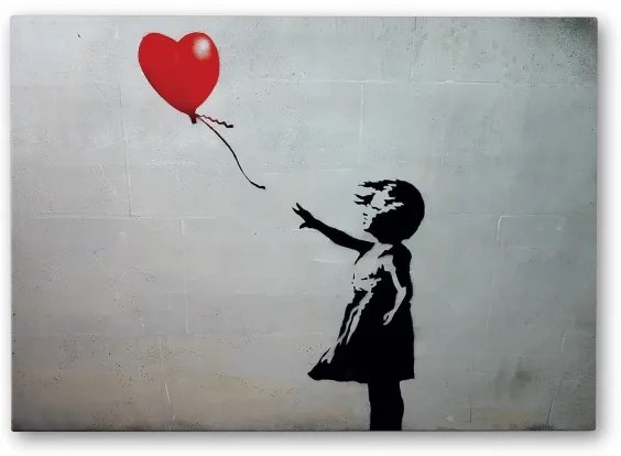 Pictură murală pe pânză 50x70 cm negru/gri