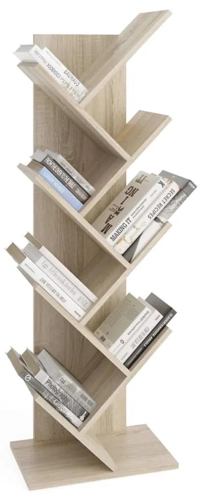 FMD Biblioteca geometrica verticala, stejar 1, Stejar
