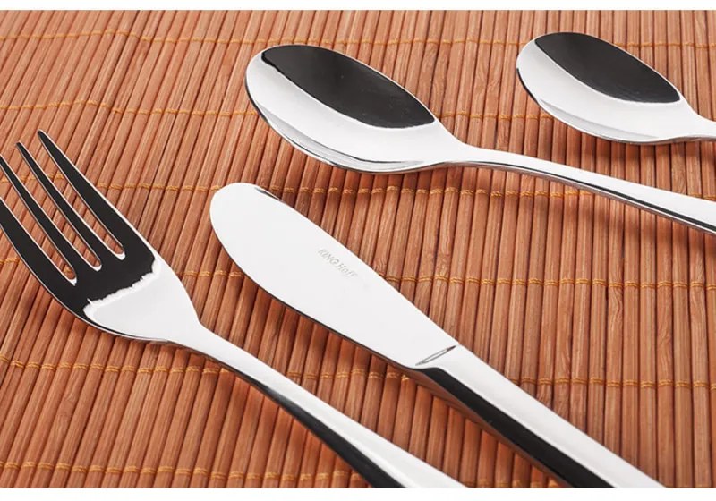 Set de tacamuri pentru copii KIngHoff KH 3586, 4 piese, Lucios, Otel Inoxidabil, Decoratie Animale