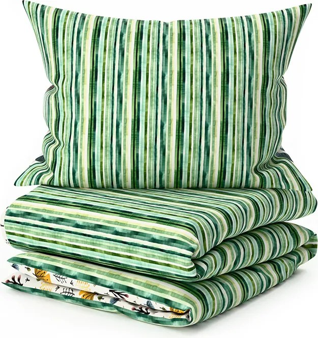 Lenjerie de pat policoton TREEVELLA POLY verde Dimensiune lenjerie de pat: 70 x 90 cm | 140 x 220 cm