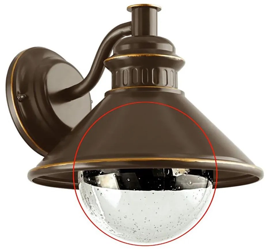 Abajur de rezervă din sticlă Eglo ALBACETE